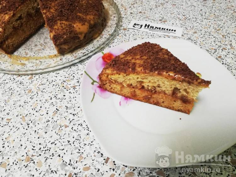 Домашний торт с вареной сгущенкой и вареньем рецепт пошаговый с фото -  Nyamkin.RU