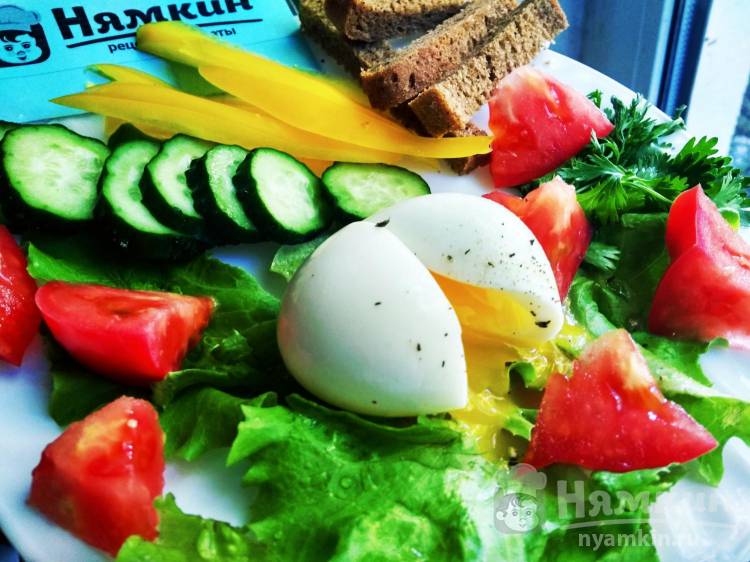 Быстрый завтрак из яйца и овощей – сбалансированное питание