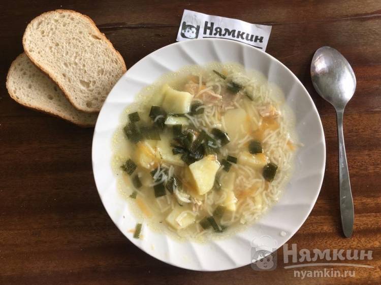 Куриный суп с картошкой и вермишелью