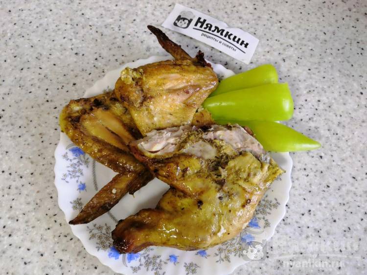 Цыпленок табака в духовке – пошаговый рецепт приготовления с фото
