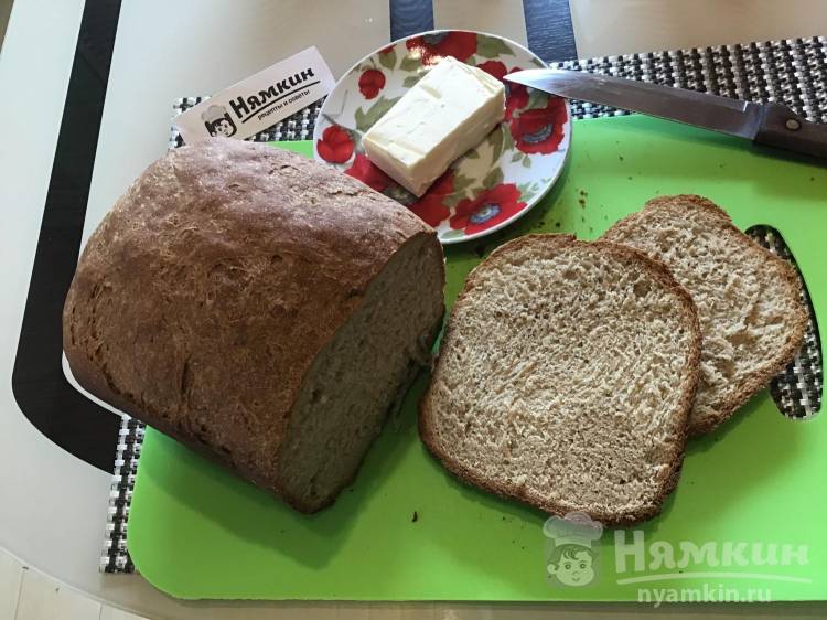 Домашний хлеб из ржаной и цельнозерновой муки в хлебопечке