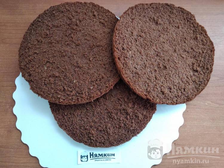 Воздушный шоколадный бисквит для тортов и пирожных
