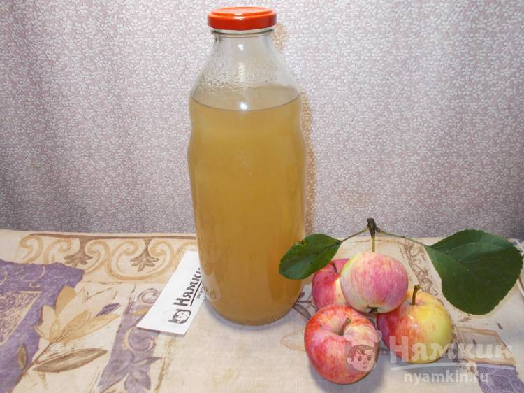 Яблочный сок без сахара в соковарке на зиму