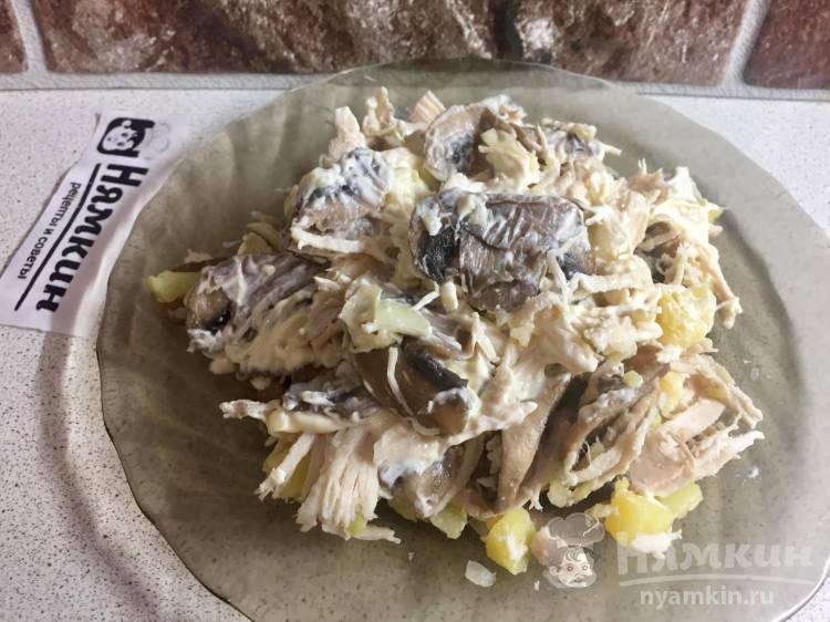 тушеная картошка с грибами в кастрюле пошаговый рецепт с фото | Дзен
