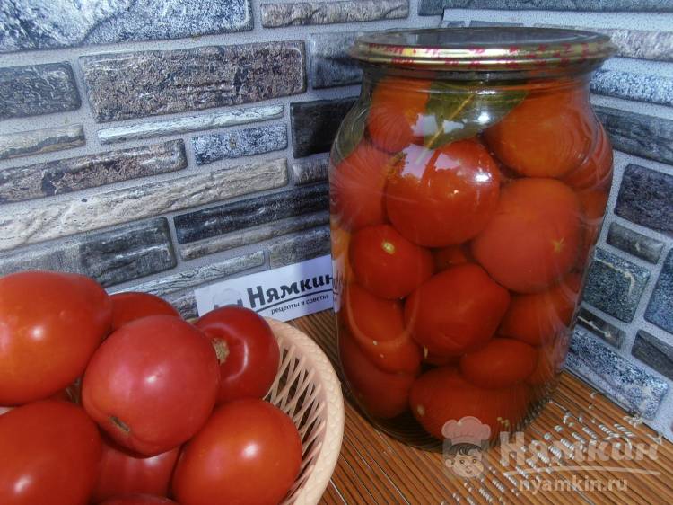 Маринованные помидоры с уксусом и семенами горчицы на зиму