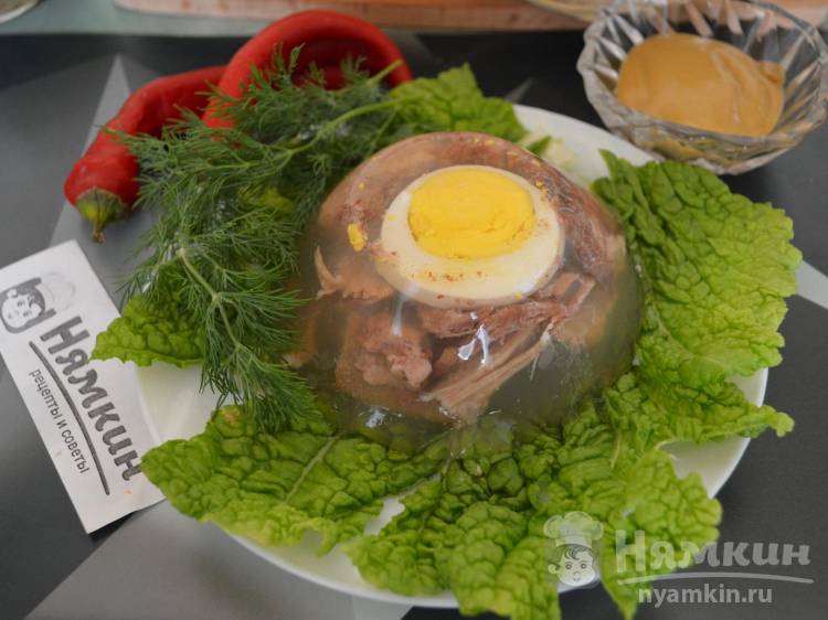Холодец из свинины и говядины в мультиварке рецепт с фото пошагово