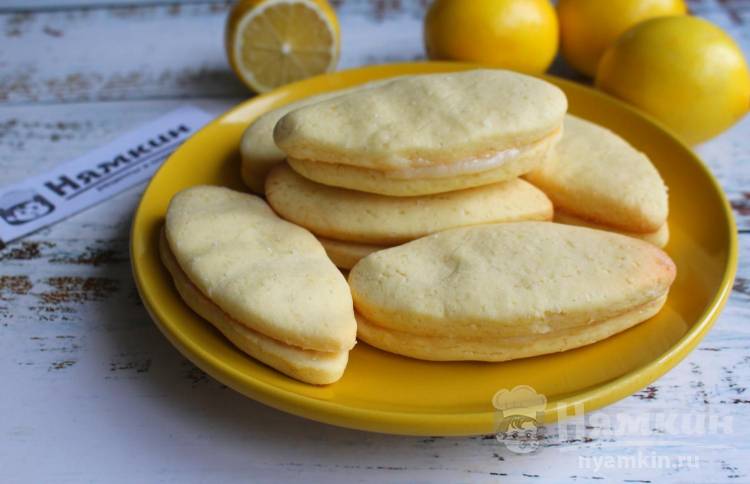Печенье с лимонной глазурью