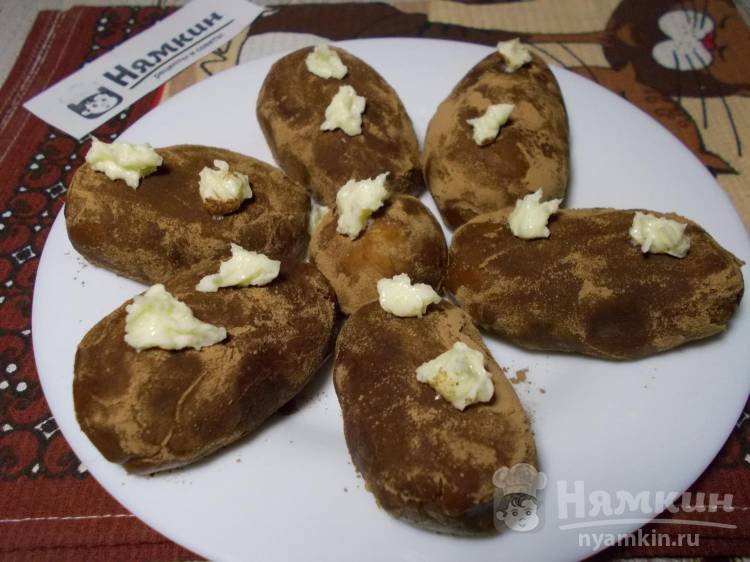 Пирожное картошка из панировочных сухарей