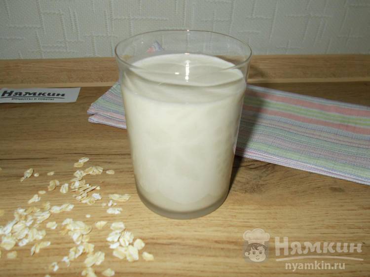Ванильное овсяное молоко в домашних условиях
