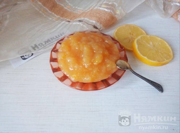 Лимонный конфитюр с желатином и цедрой