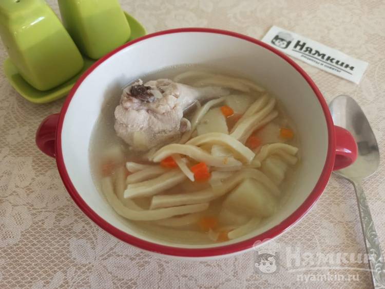 Домашняя лапша: рецепт для супа с курицей