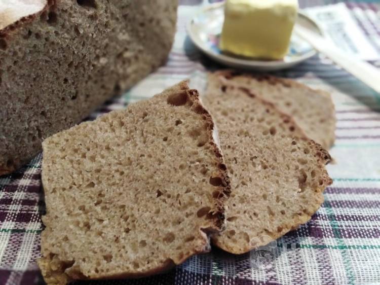 Украинский хлеб Арнаутка на закваске и ржаной муке