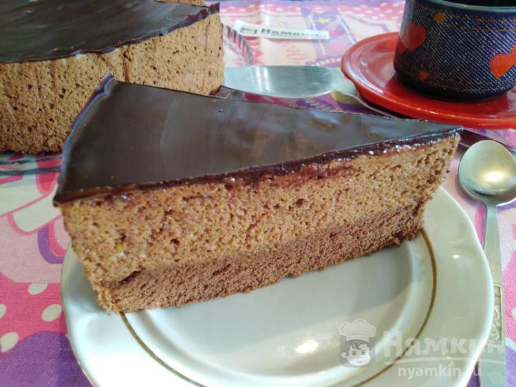 Бисквитный торт Шоколадное Птичье молоко в домашних условиях