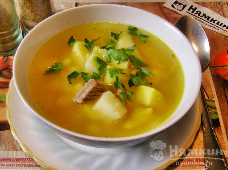 Гороховый суп с копченостями рецепт с фото пошагово