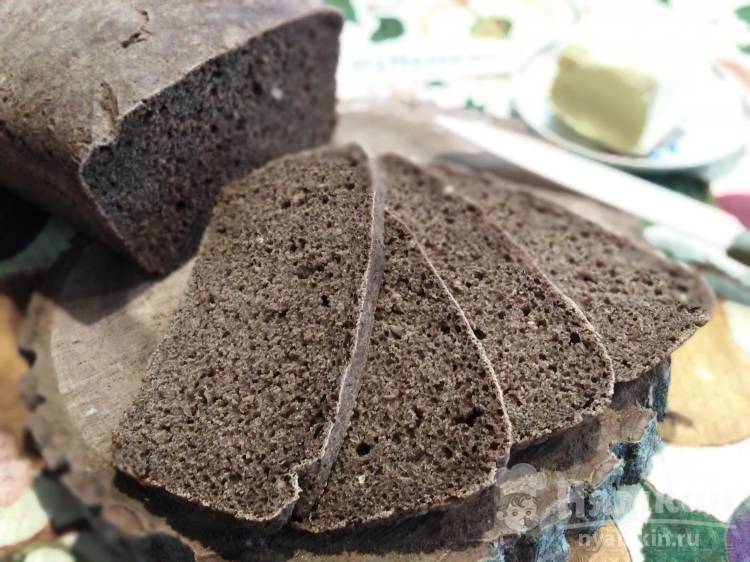 Домашний ржаной хлеб на закваске по-украински