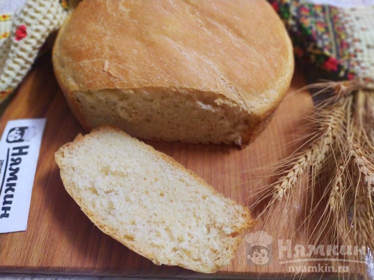 Белый хлеб на сыворотке и манной крупе