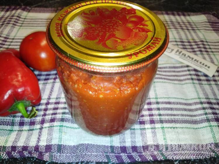 Домашняя томатная паста с паприкой