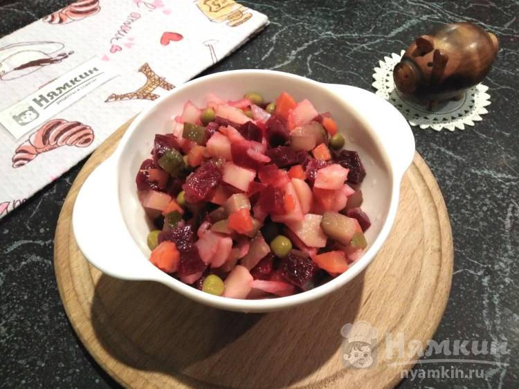 Осенний закусочный салат – Винегрет без капусты и фасоли 
