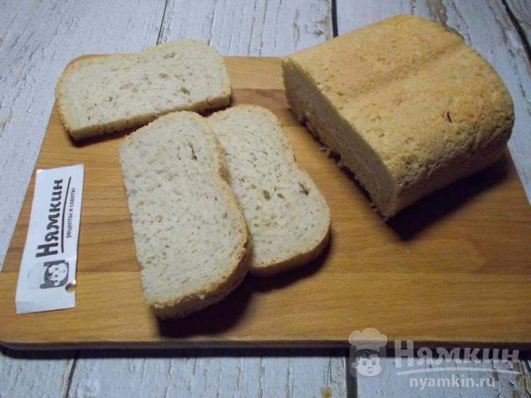 Дрожжевой хлеб с копченым салом в хлебопечке