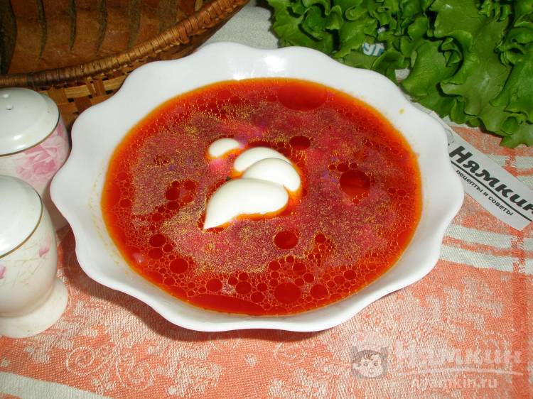 Сладкий борщ без капусты рецепт – Украинская кухня: Бульоны. «Еда»