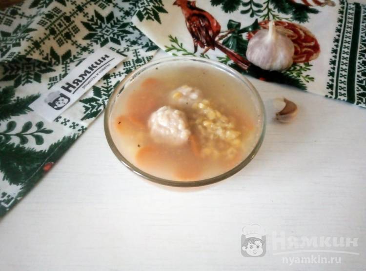 Суп из чечевицы с куриными фрикадельками: легкий и питательный