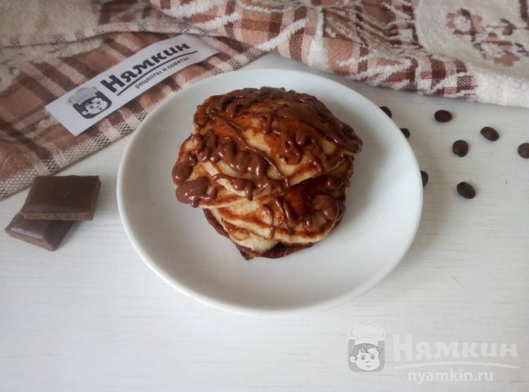 Творожные оладьи на кефире с шоколадом: нежные и вкусные