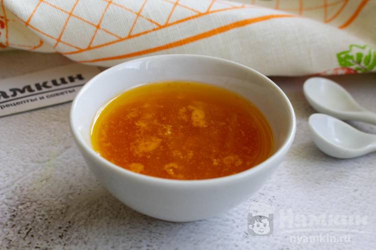 Сладкий мандариновый соус для блинчиков с цедрой и сливочным маслом