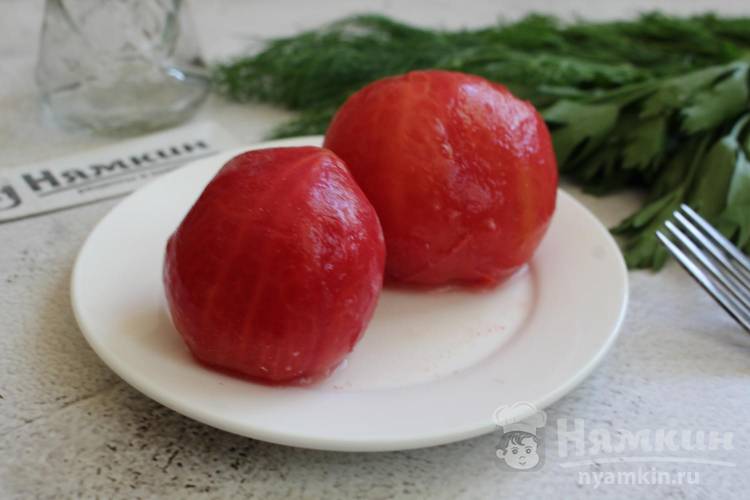 Квашеные помидоры быстрого приготовления с чесноком и острым перцем