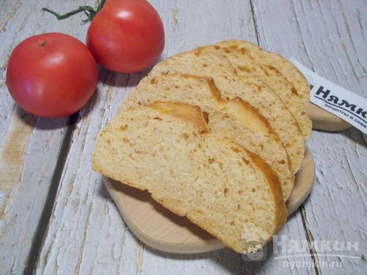 Томатный хлеб на дрожжах в духовке