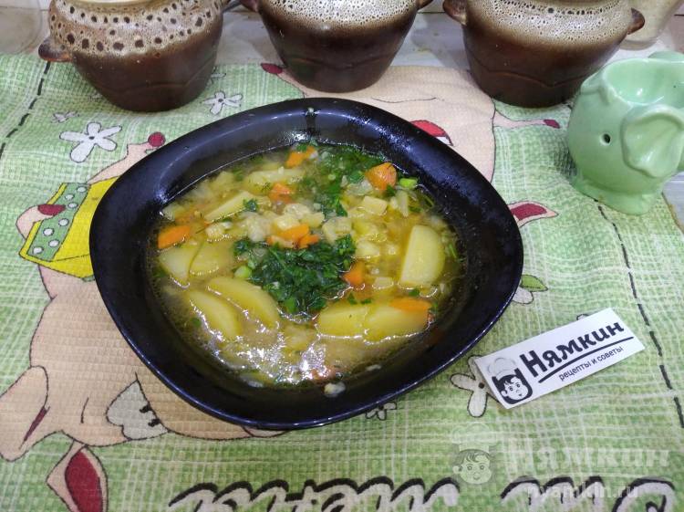 Постное овощное рагу с картофелем и кабачками