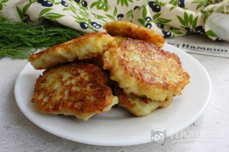 Картофельно-куриные оладьи — рецепт с фото пошагово