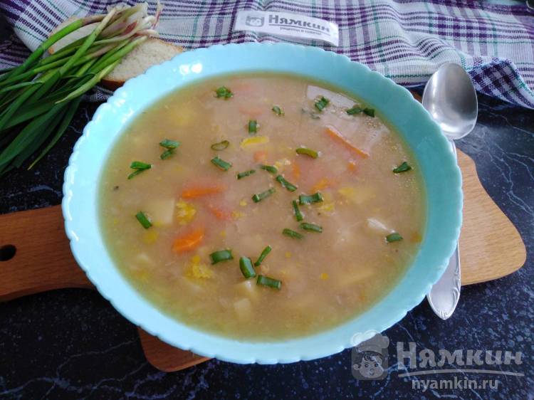 Гороховый суп с курицей в мультиварке — рецепт с фото пошагово