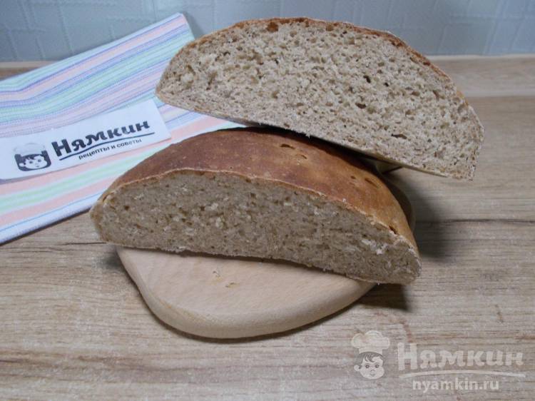 Хлеб на дрожжах из полбяной муки в духовке