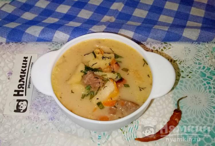 Паста э фаджоли - итальянский суп с макаронами и фасолью