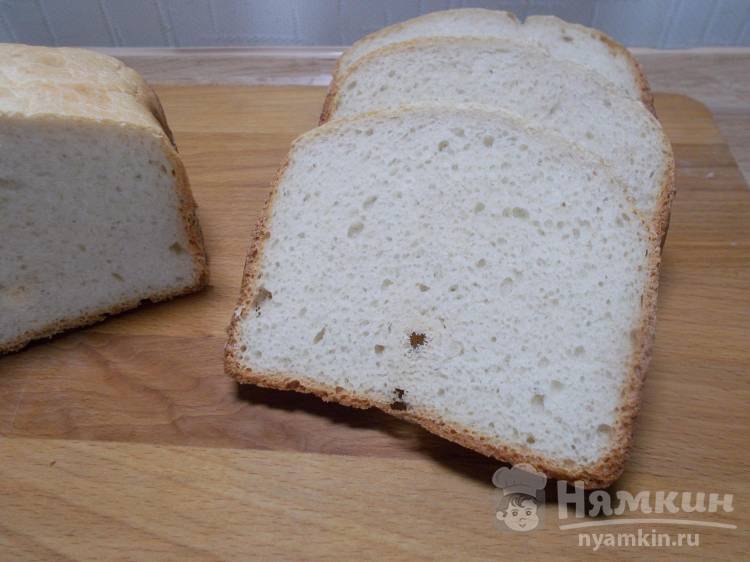 Пшеничный хлеб на дрожжах в хлебопечке