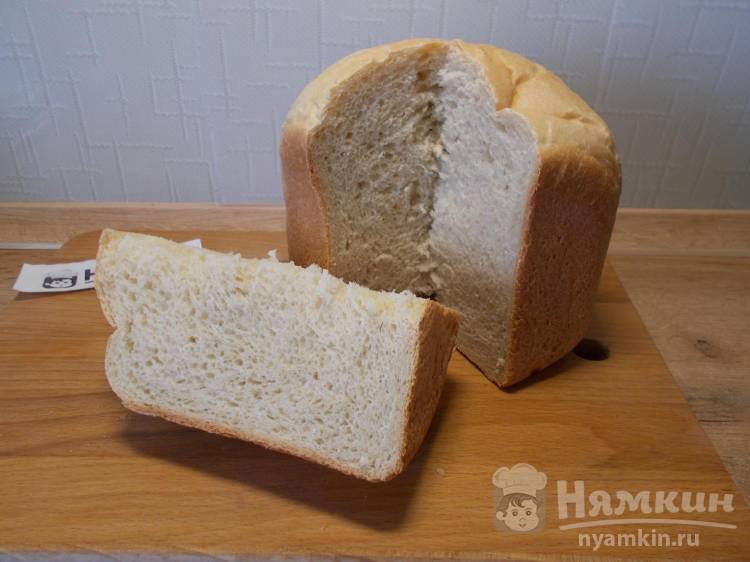 Дрожжевой белый хлеб на рассоле в хлебопечке