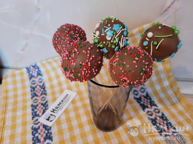 Кейк-попсы в домашних условиях из печенья и шоколада