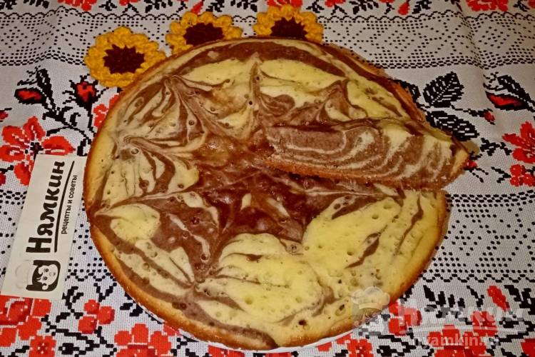 Торт Зебра на сметане — пошаговый классический рецепт с фото от Простоквашино