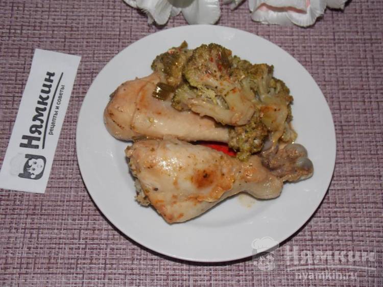 Курица в рукаве в духовке рецепт с фото пошагово с картошкой