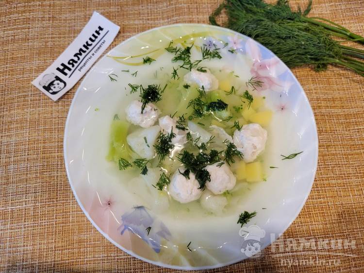 Рисовый суп с фрикадельками и брокколи рецепт с фото пошагово