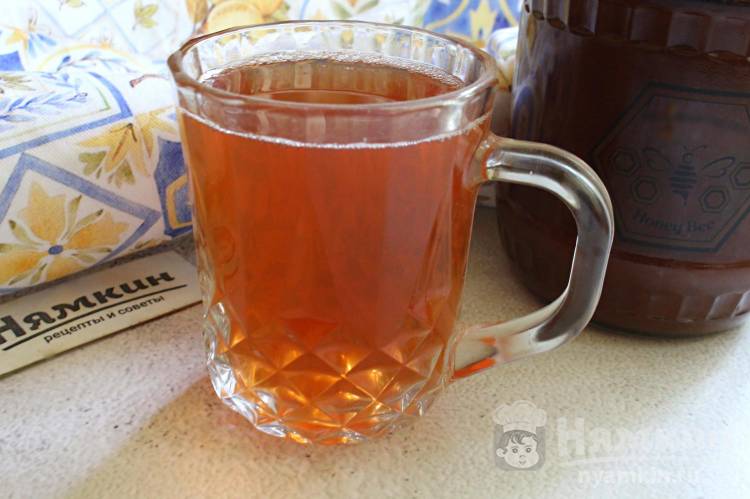 Луковый чай из репчатого лука с медом