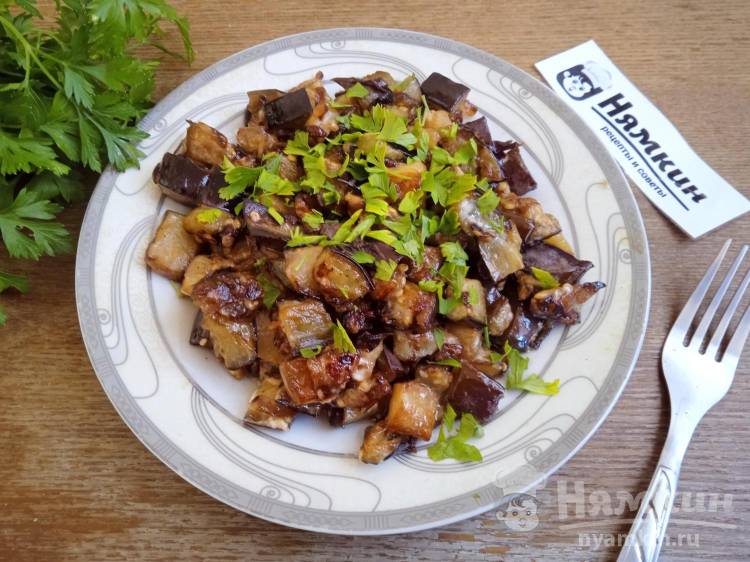 Как приготовить Баклажаны как грибы с чесноком и луком быстро и вкусно просто рецепт пошаговый