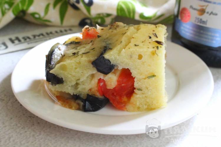 Закусочный пирог с баклажанами и помидорами Секрет имама