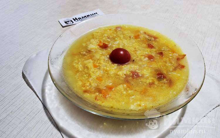 Суп из свежей и квашеной капусты с пшеном Капустняк