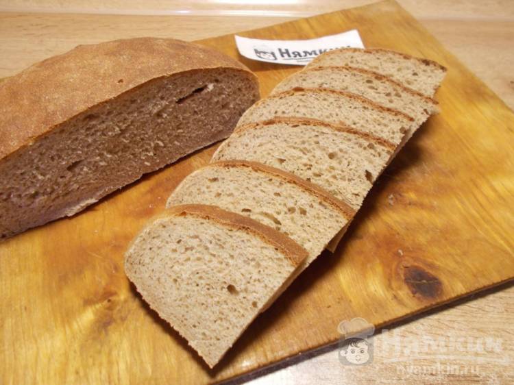 Полезный хлеб из трех видов муки в духовке