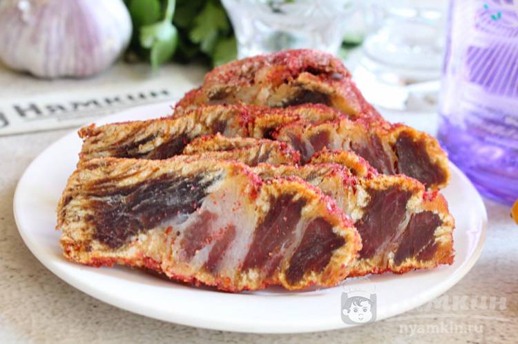 Белорусская Полендвица – вяленое мясо из свинины