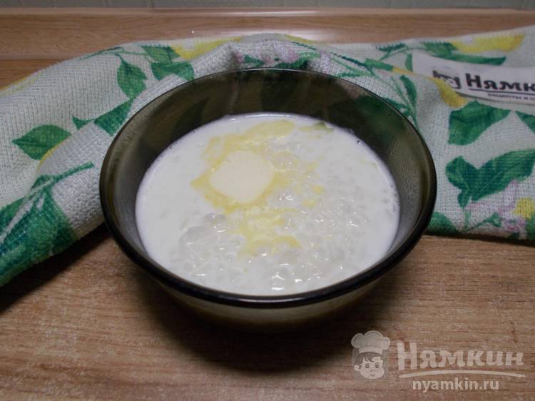 Молочный рисовый суп без сахара на завтрак